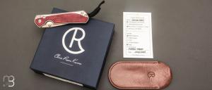 Couteau " Large Sebenza 31 2024 Annual Purple Heart Wood " de Chris Reeve - L31-1742 - RARE