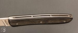 Couteau " L08 " de Perceval - Carbone damassé