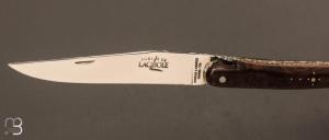 Couteau " Laguiole 12cm  " par la Forge de Laguiole - Loupe de noyer