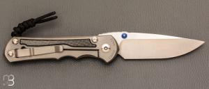    Couteau Large Inkosi Drop Point Chris Reeve - Carbon fiber inlay et CPM MagnaCut