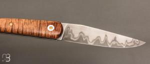  Couteau " Le Passager " de Pierre Thomas - Atelier Odae - Koa ondé et Sandinox