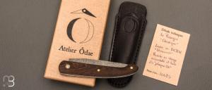    Couteau " Le Passager " de Pierre Thomas - Atelier Odae - Wengé microbillé