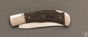    Couteau " Lock-Back " custom par Grégory Picard - Morta et S45VN