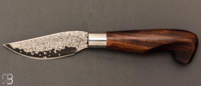 Couteau " Masunin " par Roberto Ottonello - Bois de fer et Damas
