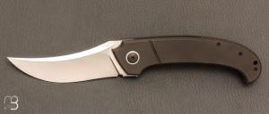  Couteau " Maverick full titane prototype  " custom de Jean Michel Martin  - RWL-34 et titane