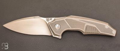 Couteau "  Muscle " Titanium par CKF Knives et Tashi Bharucha