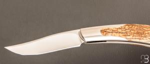    Couteau "Persian Lanny" custom de Jean Baptiste Leveque - Ivoire de mammouth