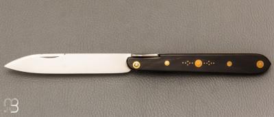 Couteau " Rouennais " par Mathieu Herrero - Corne de buffle