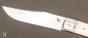 Couteau " Slipjoint " custom par Laurent Gaillard - Micarta et 14c28N