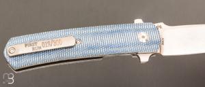   Couteau " Ulys First Run "  - Collaboration Stéphane Espi et Maxknives - MKES1BL