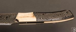    Couteau custom par Berthelemy Gabriel - La Forge Agab - Damas et Mammouth