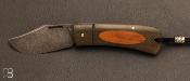 Couteau "Bad Guy" custom micarta par Franck Souville