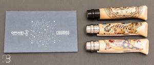 Lot de 3 couteaux Opinel N°8 Édition COSMOS