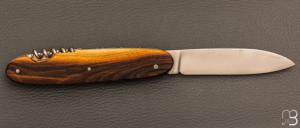  Couteau "Navette" 2 pièces par Berthier - Pistachier et 12C27