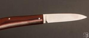    Couteau  "  slipjoint  " par Honoré Vilain - Micarta et RWL34