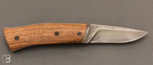    Couteau "Brodir" de Romain Daloux - Noyer et lame acier XC75 