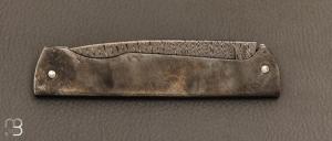  Couteau " Basic " slipjoint custom par Anthony Brochier - Damas