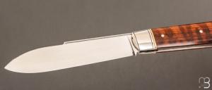 Canif Sheffield pliant fait main par Bastien Toubhans - Amourette et RWL34