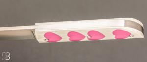   Couteau " Cœur  " par Nicolas Couderc - G10 et RWL-34