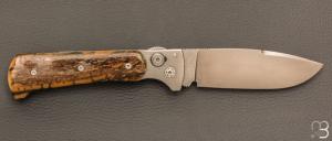    Couteau "Canadjin" par Éric Parmentier - Ivoire de mammouth