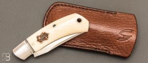  Couteau  " Eclipse #0 " par Aleksandr Vetrov - Micarta / M390