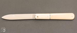 Couteau " Effilé "  par Adrien Vautrin - Mammouth et 14c28N