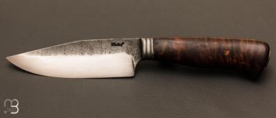 Couteau " F " droit en rable ond teint de Frdric Maschio