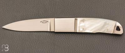 Couteau " Intégral custom " par Dietmar F. Kressler - Nacre