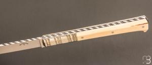  Couteau " Jehan de Metz à Pans " de collection par Isabelle et Pascal Graveline