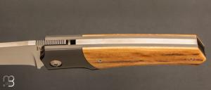    Couteau " Krypto " de Rémi Lavialle - Lame de Feu - Mammouth et RWL34