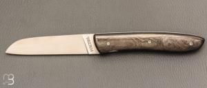 Couteau " L08 " de Perceval - Carbone damass