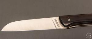 Couteau "L08" de Perceval - ébène du Mozambique