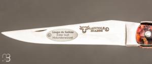    Couteau Laguiole en Aubrac Collection Cosmos modèle " Big-Bang " - Loupe de sureau