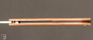   Couteau " Le 26 " par MTBlades Benjamin Thuillier - Micarta jute et lame en 14C28