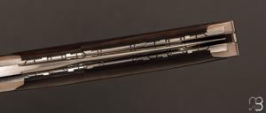 Couteau " Mini-Mix " pliant artisanal de Cyril Kalisz - Gidgee et RWL-34