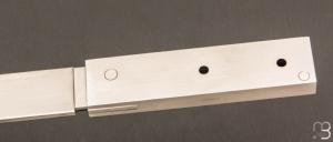    Couteau " O² BIC " par Nicolas Couderc - Acier inoxydable et RWL-34