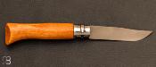 Couteau Opinel N°8 manche hêtre - lame acier carbone