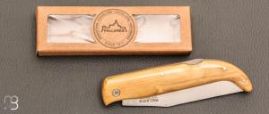   Couteau Pallarès Solsona pompe arrière buis et lame carbone