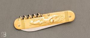  Couteau Pradel type Coursolle 2 Pièces - Touriste