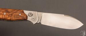 Couteau " Safari " par Éric Parmentier - Frêne et RWL34