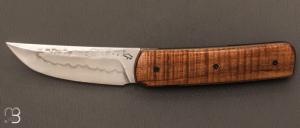 Couteau " Sanjo " custom par Guy Poggetti - Koa et C130