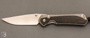 Couteau "Sebenza 31 Large Bog Oak" L31-1136 de Chris Reeve