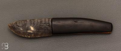   Couteau " Silex et chêne " par Kévin Chartier