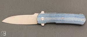   Couteau " Ulys First Run "  - Collaboration Stéphane Espi et Maxknives - MKES1BL