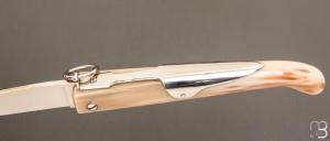    Couteau  " Yatagan 16 cm " Corne blonde par J. Mongin
