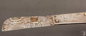  Couteau  " London " Full Damas de Jean Pierre Veysseyre