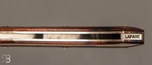  Couteau  "  custom " par Vincent Lafaye - Bois de fer et lame en 14C28N