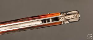   Couteau " Inspiration Issoire/Yssingeaux " par Honoré Vilain - Amber stag et RWL34