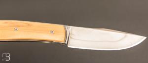 Couteau " liner lock " custom de David Lespect - Buis et C105