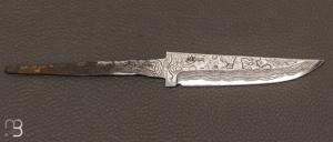 Lame nordique "Scandinavian Damascus" à monter par Kaj EMBRETSEN